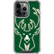 NBA Milwaukee Bucks Large Logo iPhone 15 Pro Clear Case